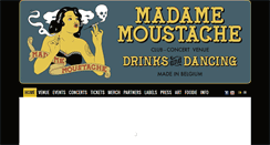 Desktop Screenshot of madamemoustache.be